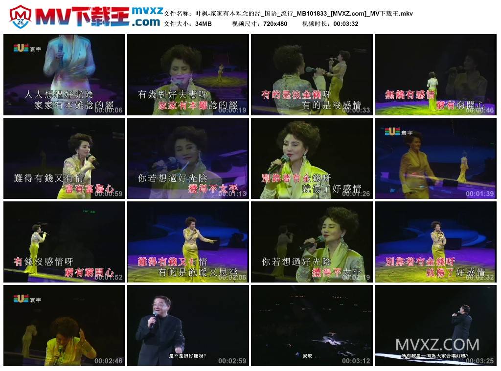 叶枫-家家有本难念的经_国语_流行_MB101833